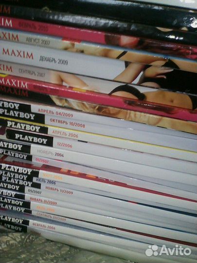 Журналы playboy,maxim
