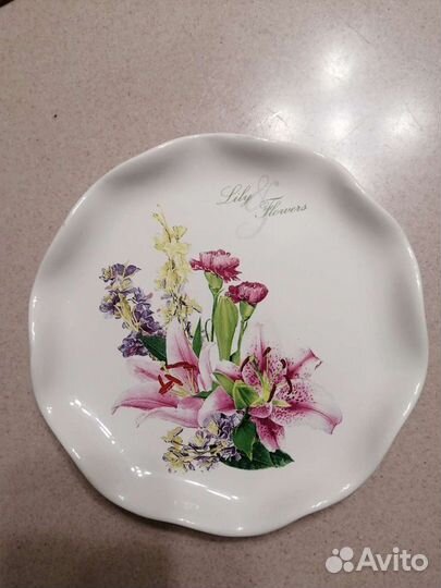 Тарелка керамическая для сервировки стола