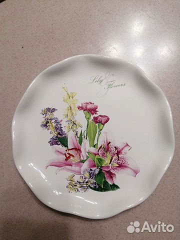 Тарелка керамическая для сервировки стола