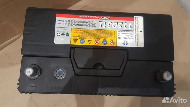 Аккумулятор б/у Delkor 115D31L 100Ач 800А