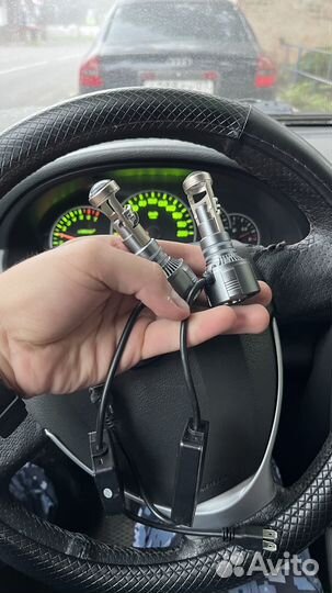 Лед лампы h7 с линзой