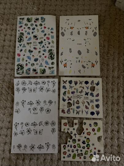 Наклейки для ногтей