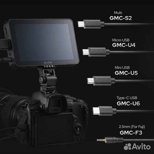 Кабель управления Godox GMC-U6 USB (Type-C) для GM6S