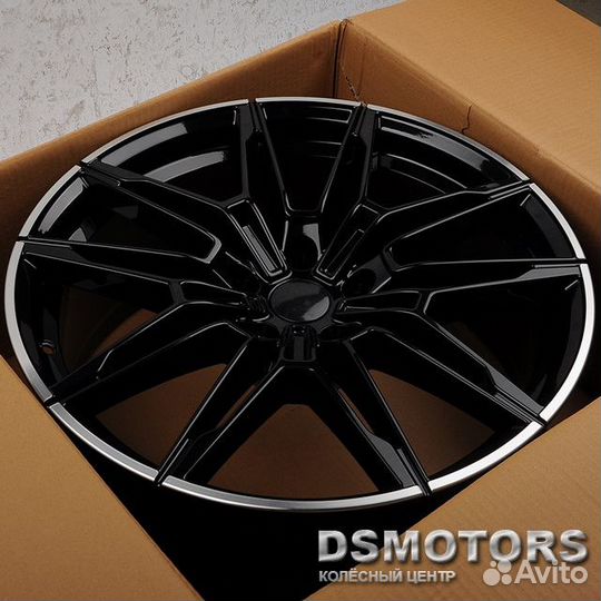 Диски BMW T871 9/19 5x112 ET37 d66.6 black machine