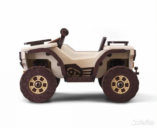 Сборная деревянная модель Квадроцикл hunter (targ)