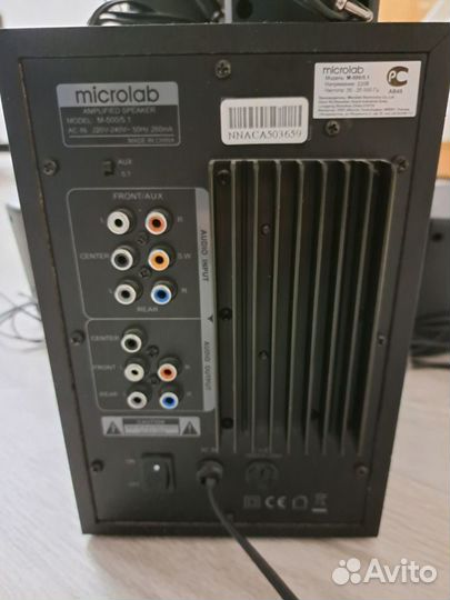 Колонки microlab m-500 5.1