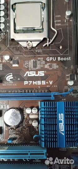 Материнская плата с процессором Intel Core i5