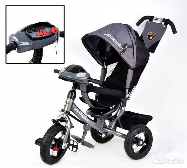 Велосипед детский трехколесный Ламборджини