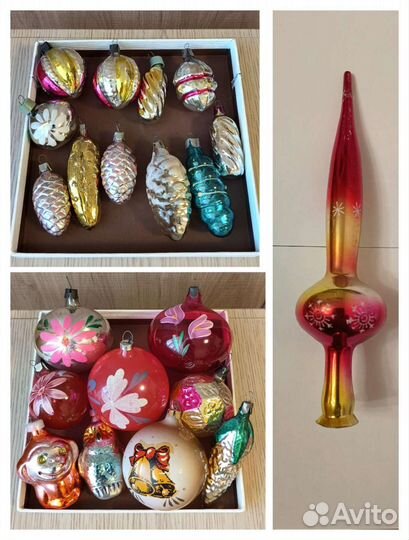 Елочные игрушки СССР