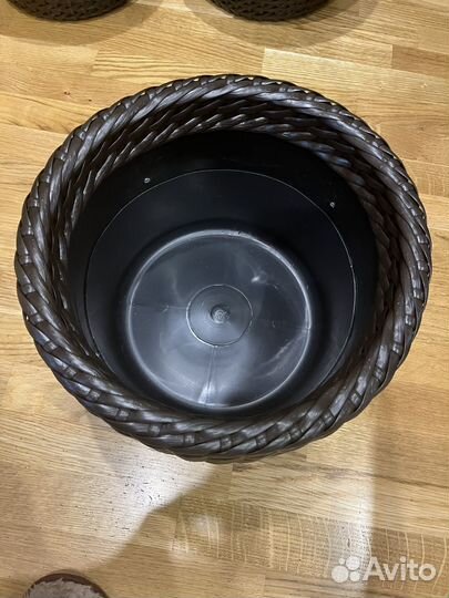 Кашпо ручной работы Ротанг