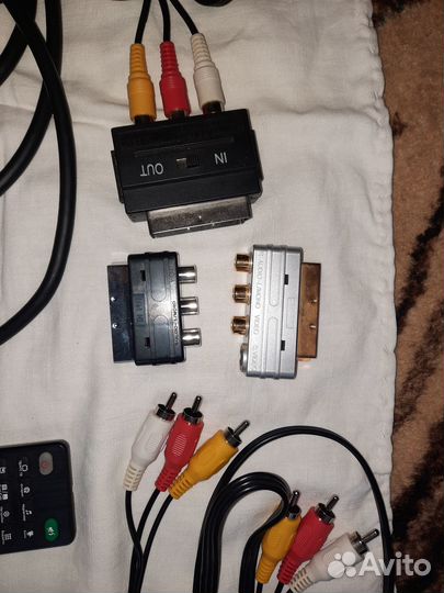 Переходник scart тюльпаны