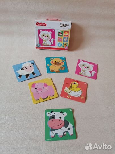 Развивающие пазлы половинки