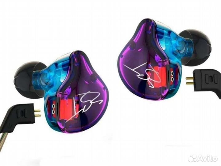 Гибридные наушники KZ ZST pro гарнитура новые