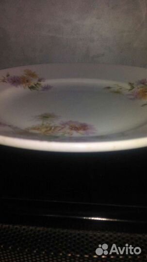 Тарелка 19 век царская Россия антиквариа