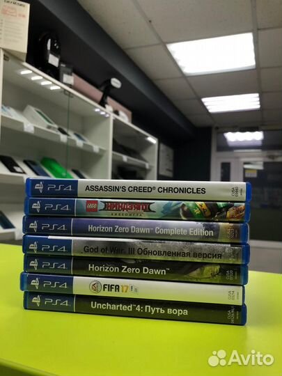 Игры на дисках для ps4