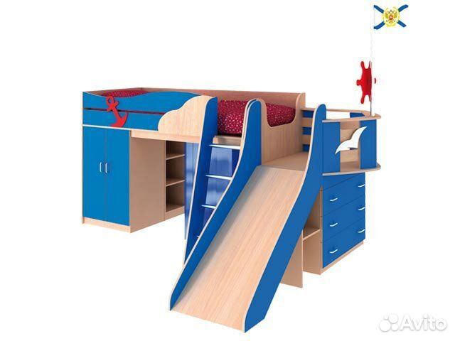 Детская кровать-чердак Адмирал от Мебельсон