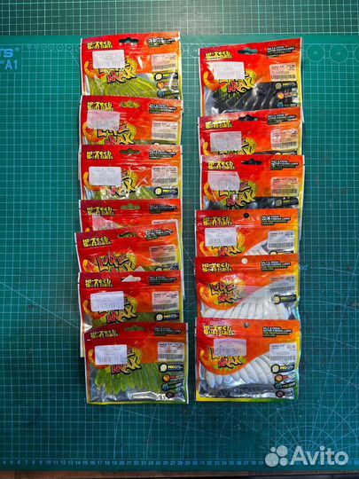 Рыболовная резина Lure Max и Mann's