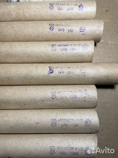 Набор ареометров морской воды амв