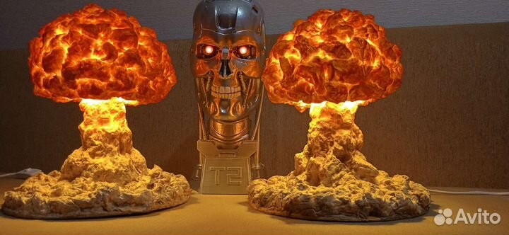 LED светильник лампа-ночник. Ручная работа