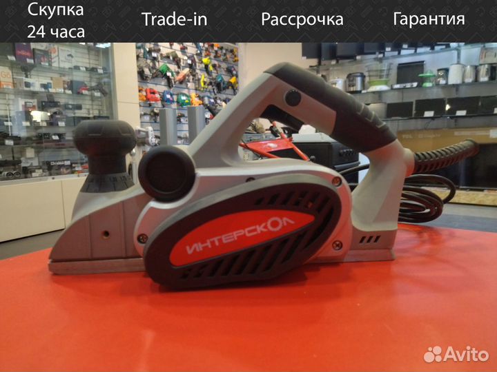 Сетевой электрорубанок Интерскол Р-102/1100эм 1100