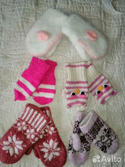 Вязаные шерстяные носки