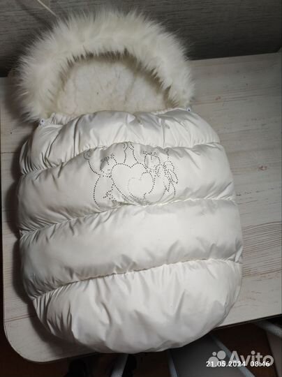 Зимний конверт для новорождённых