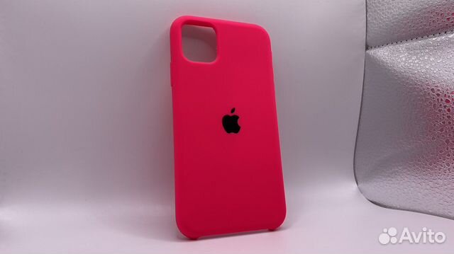 Чехол на iPhone 11 Silicon Case Shiny Pink