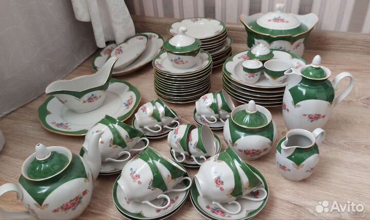 Сервиз Дулево, чайный кофейный столовый