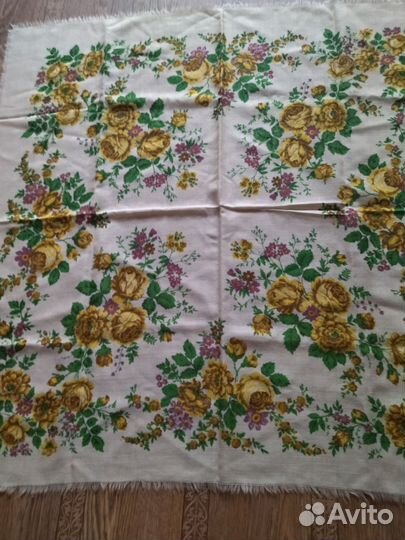 Платки СССР винтаж