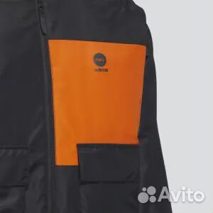 Куртка Adidas Padded, черный/оранжевый