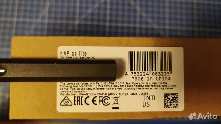 Mikrotik hap ac lite (RB952Ui-5ac2nD-TC)