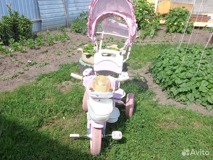 Велосипед с родительской ручкой