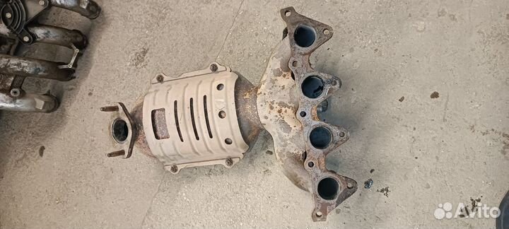 Выпускной коллектор hyundai accent акцент