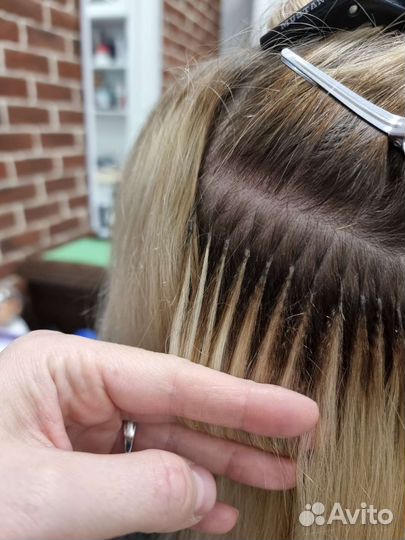 Наращивание волос коррекция