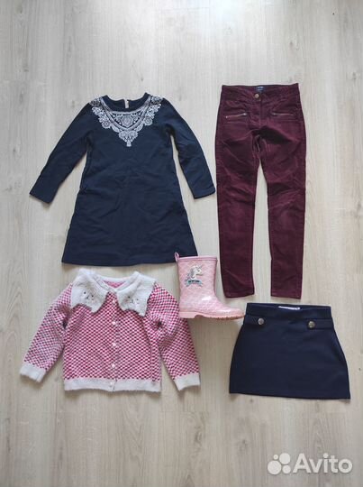 Пакет одежды для девочки, р. 122-128