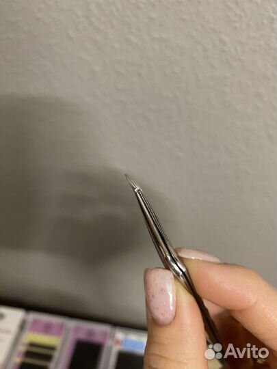 Пинцет и набор для наращивания ресниц extreme look