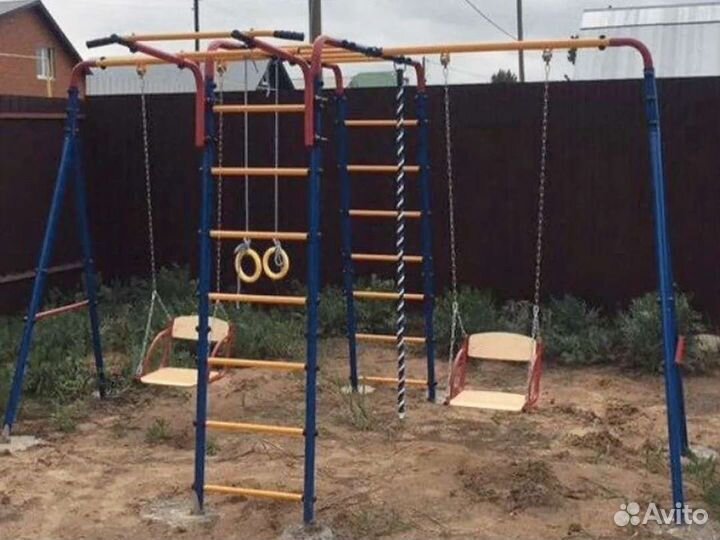 Дск Уличный с 2 качелями