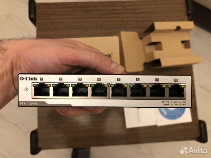 Коммутатор D-Link DJS-1100-08