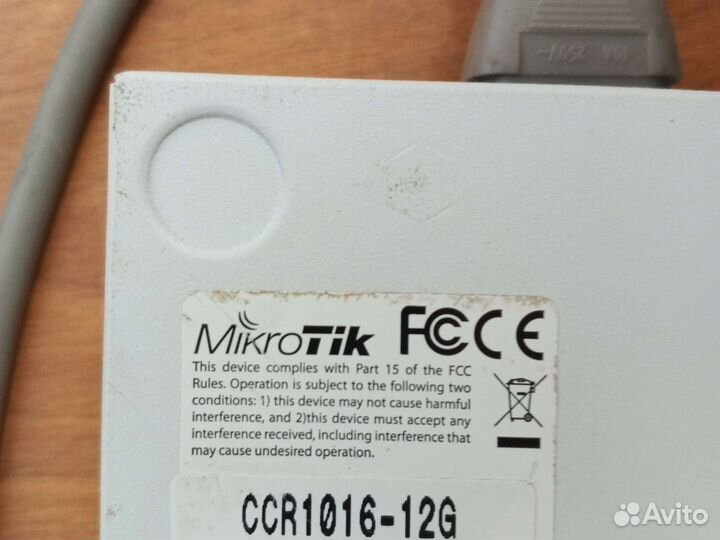 Mikrotik Router ccr-1016 12 G