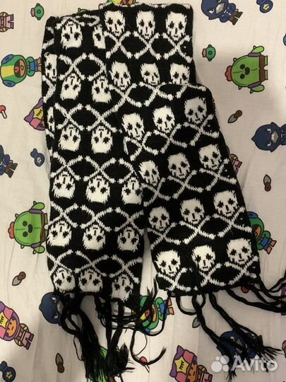 Шарф вязанный длинный