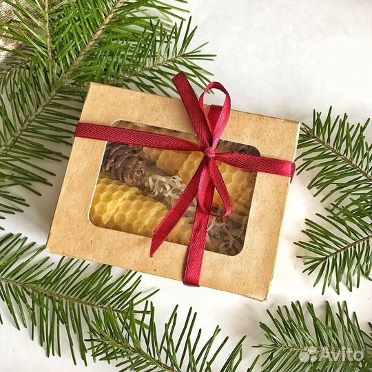 Свечи/подарочный набор/подарок на новый год