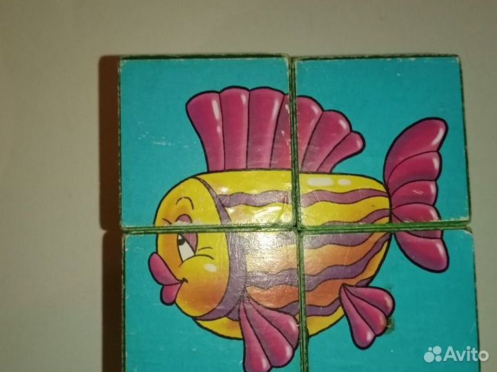 Кубики развивающие, счетные палочки