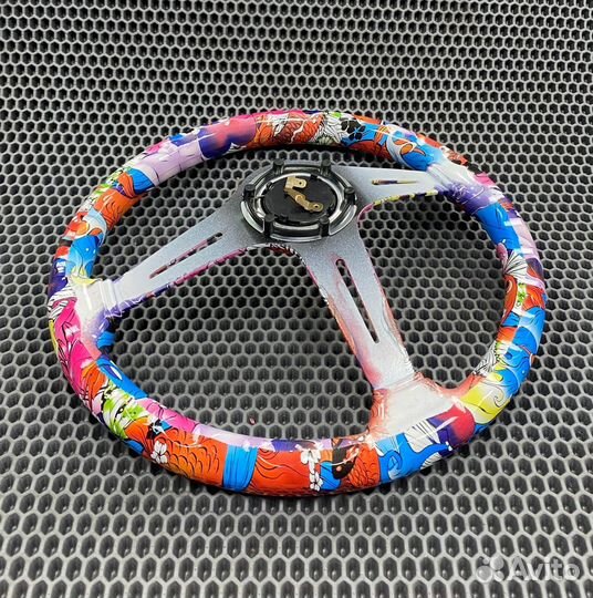 Спортивный руль momo 