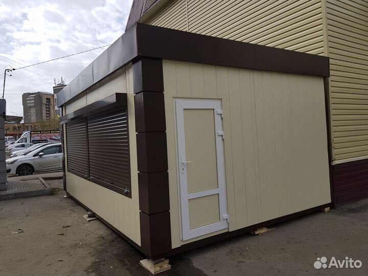 Торговый павильон 6х4 (бежевый)
