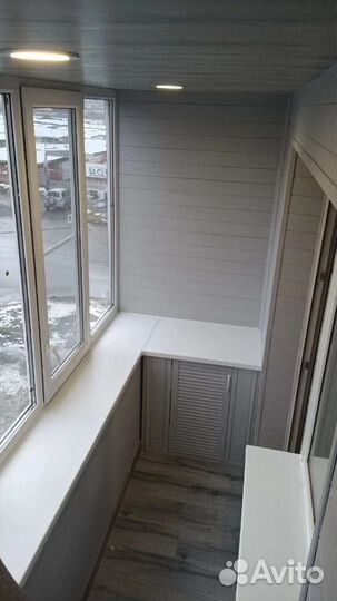 Остекление внутренняя отделка балконов и лоджий