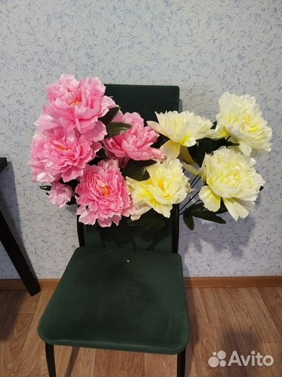 Искусственные цветы пионы