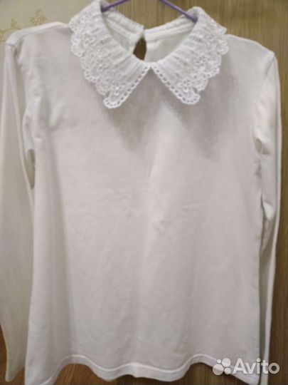 Блузка белая школьная 146