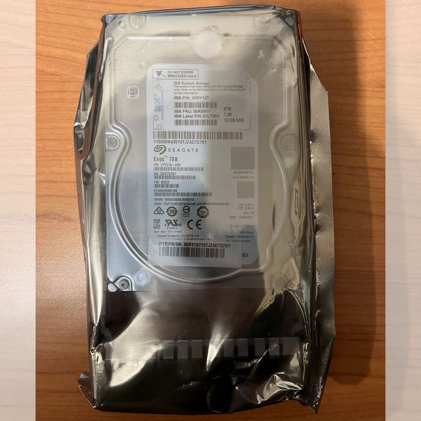 [V7000] Жесткий Диск Ibm 6tb Sas 12g 3.5 00rx911 V7000
