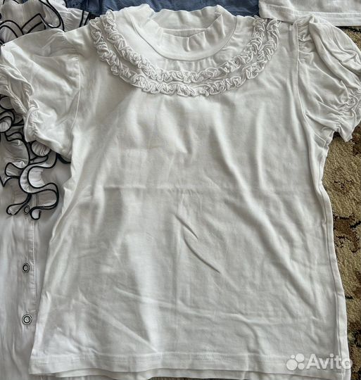 Школьные блузки, футболки, майки