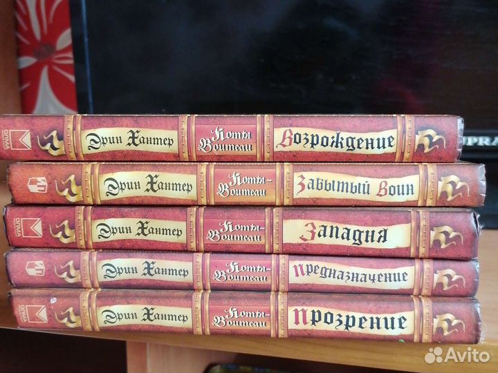 Коты воители 5 штук Эрин Хантер